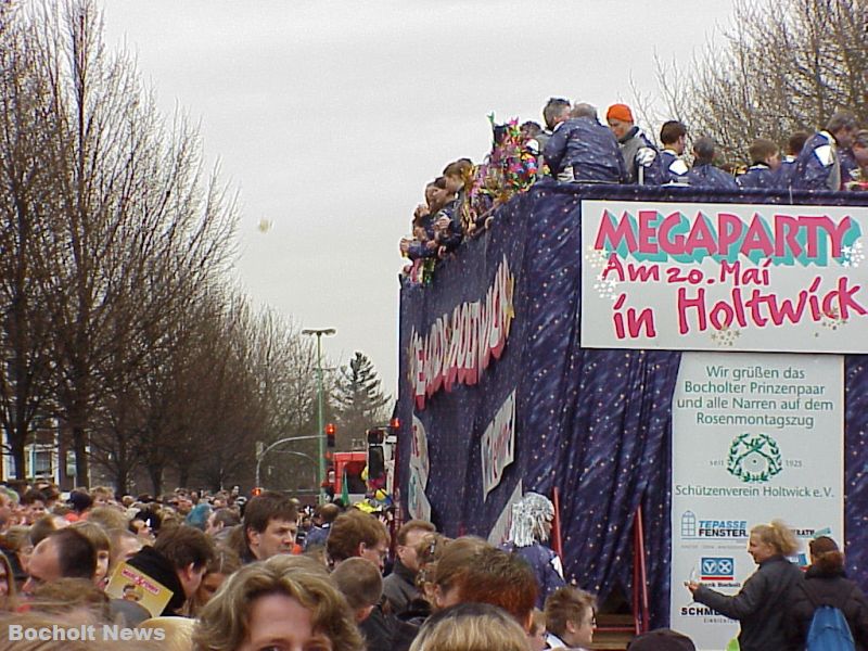 ROSENMONTAGSZUG BOCHOLT IM JAHR 2000 FOTO 38