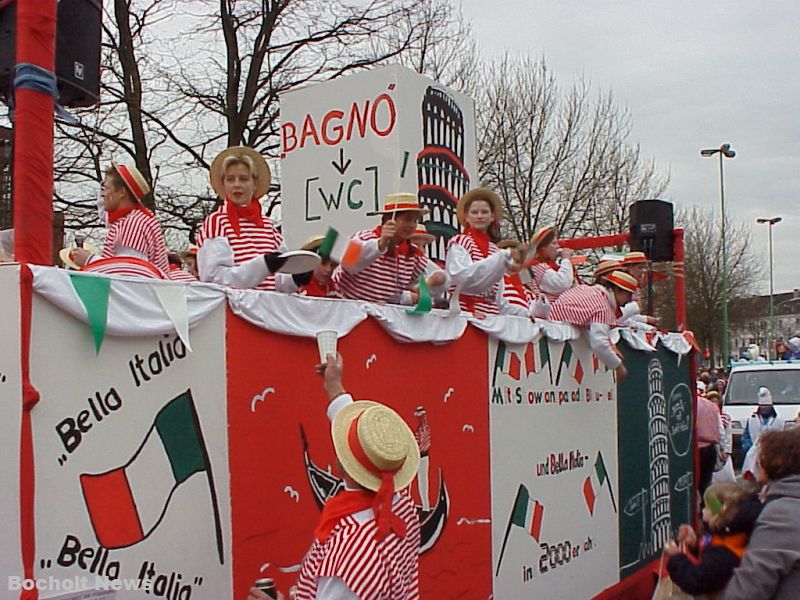 ROSENMONTAGSZUG BOCHOLT IM JAHR 2000 FOTO 64