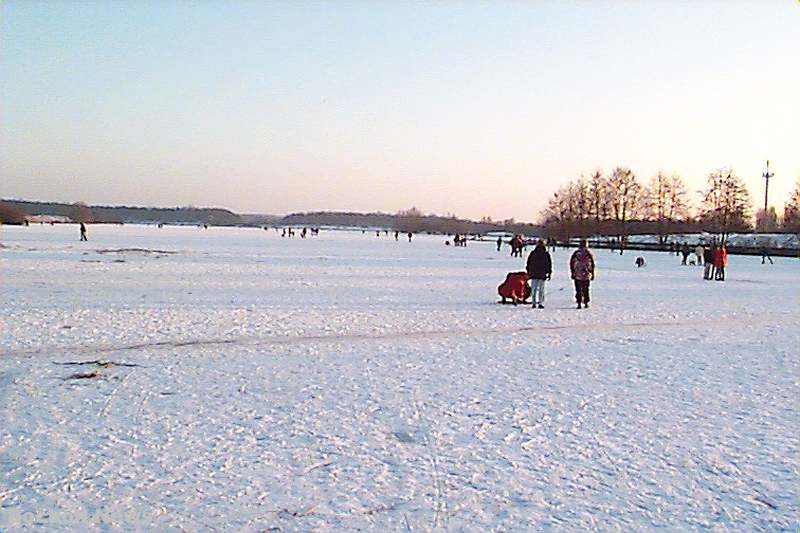 EXTREMER DAUERFROST IN BOCHOLT IM JANUAR 1997 FOTO 11