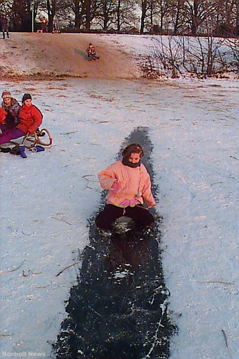 EXTREMER DAUERFROST IN BOCHOLT IM JANUAR 1997 FOTO 14