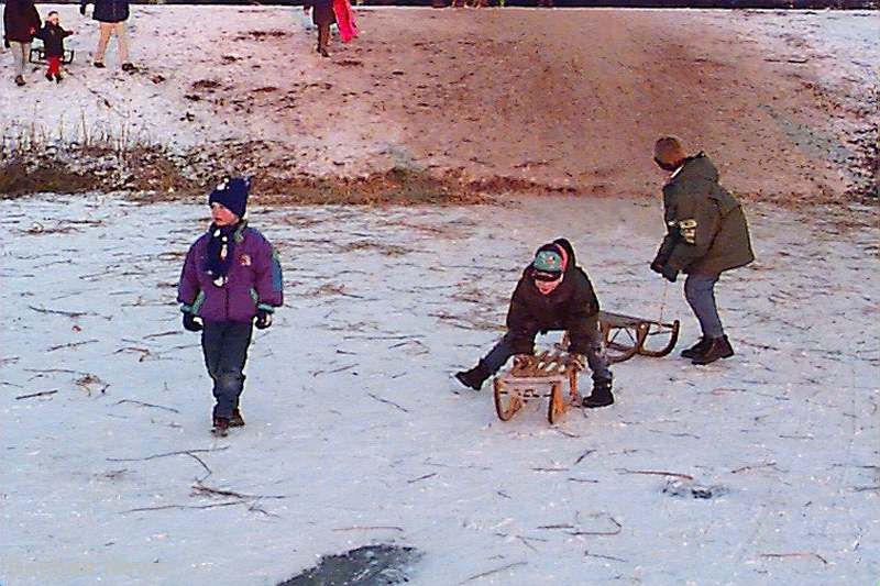 EXTREMER DAUERFROST IN BOCHOLT IM JANUAR 1997 FOTO 15