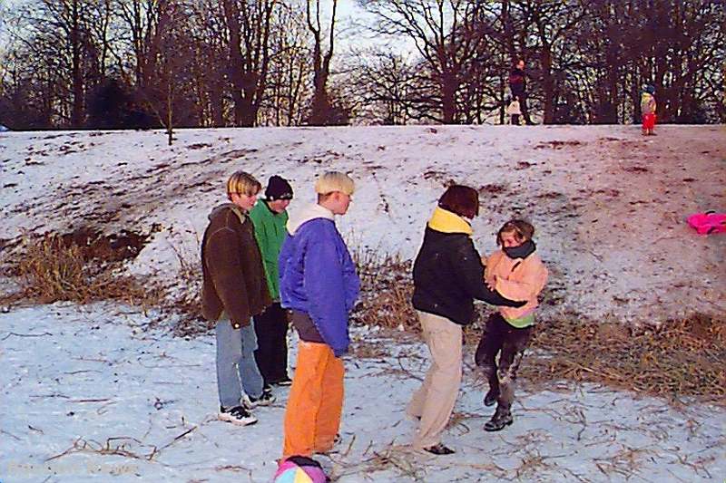 EXTREMER DAUERFROST IN BOCHOLT IM JANUAR 1997 FOTO 17