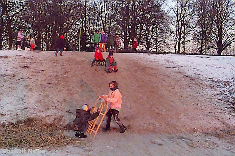 EXTREMER DAUERFROST IN BOCHOLT IM JANUAR 1997 FOTO 18