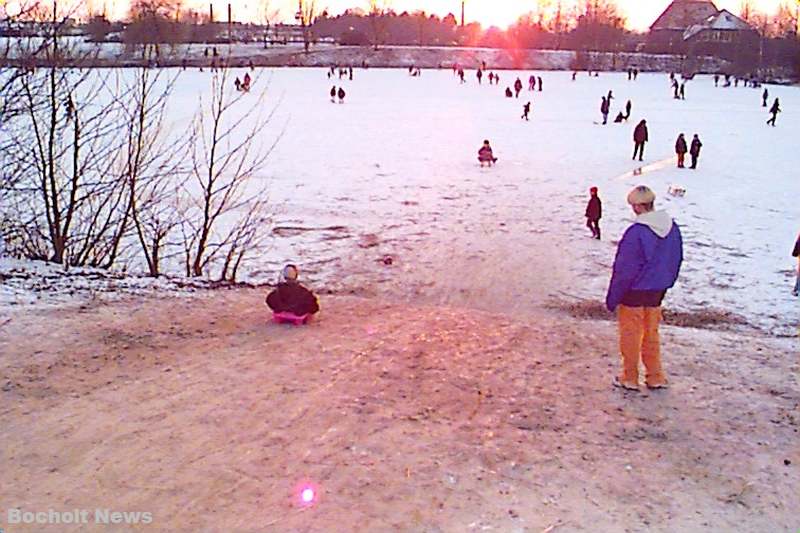 EXTREMER DAUERFROST IN BOCHOLT IM JANUAR 1997 FOTO 19