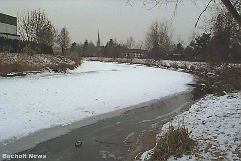 EXTREMER DAUERFROST IN BOCHOLT IM JANUAR 1997 FOTO 2