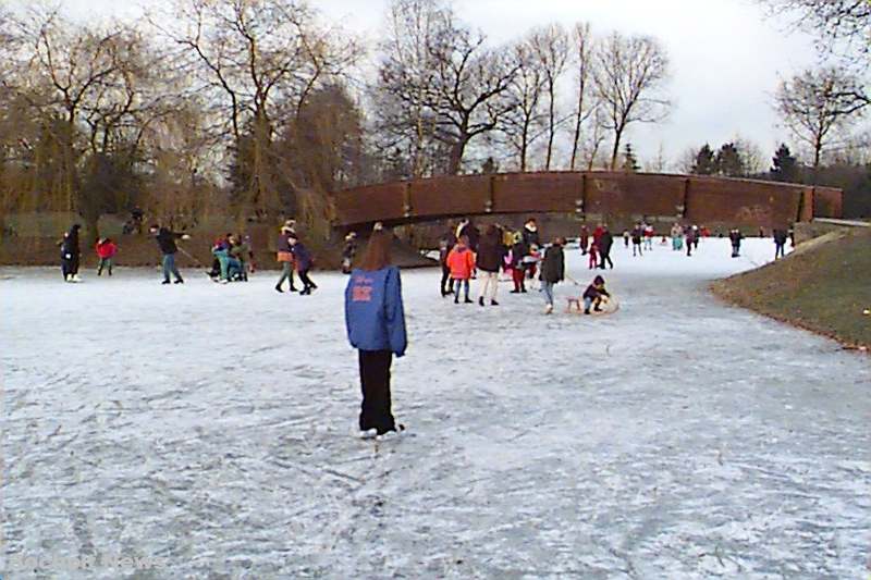 EXTREMER DAUERFROST IN BOCHOLT IM JANUAR 1997 FOTO 27
