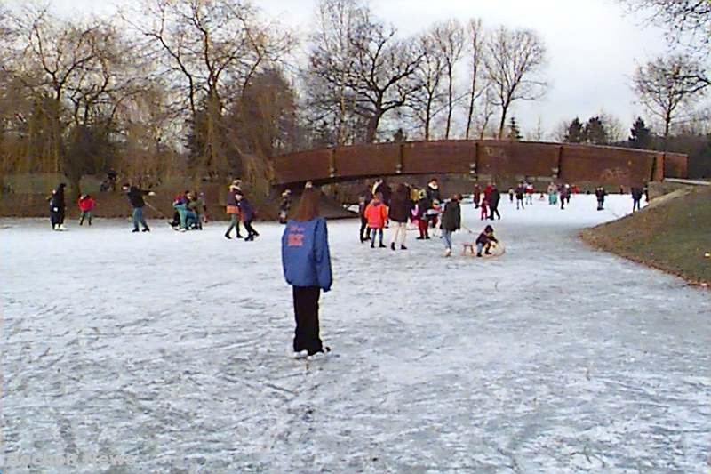 EXTREMER DAUERFROST IN BOCHOLT IM JANUAR 1997 FOTO 27