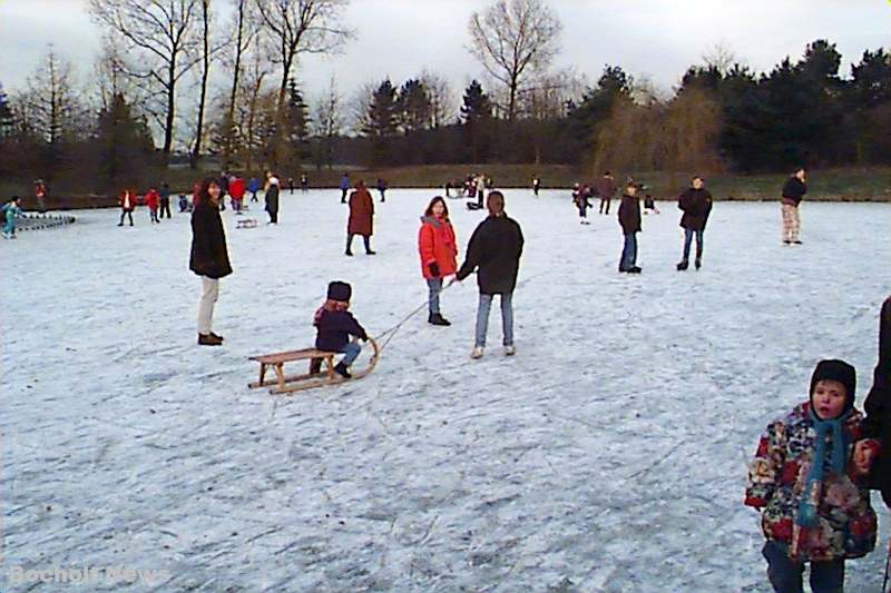 EXTREMER DAUERFROST IN BOCHOLT IM JANUAR 1997 FOTO 28