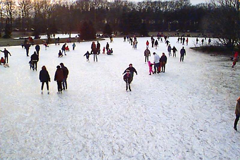 EXTREMER DAUERFROST IN BOCHOLT IM JANUAR 1997 FOTO 29