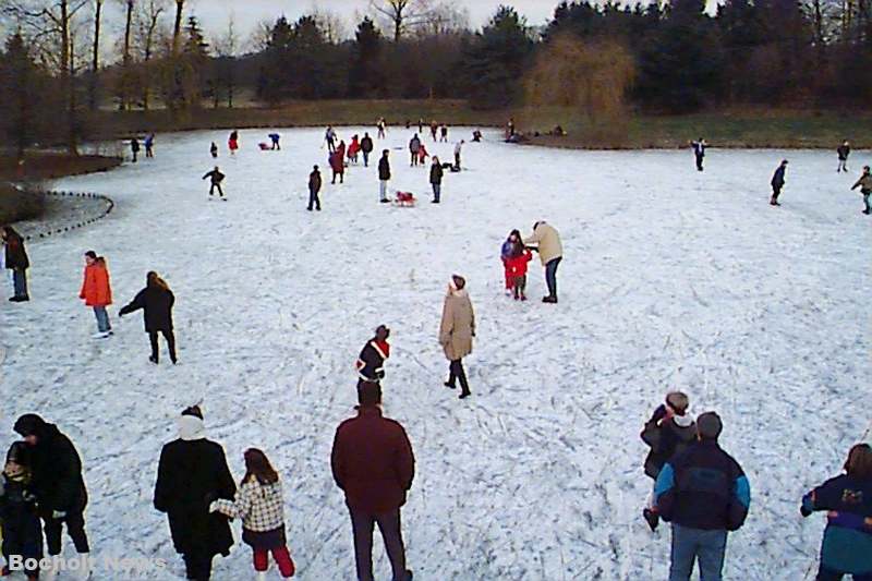 EXTREMER DAUERFROST IN BOCHOLT IM JANUAR 1997 FOTO 30