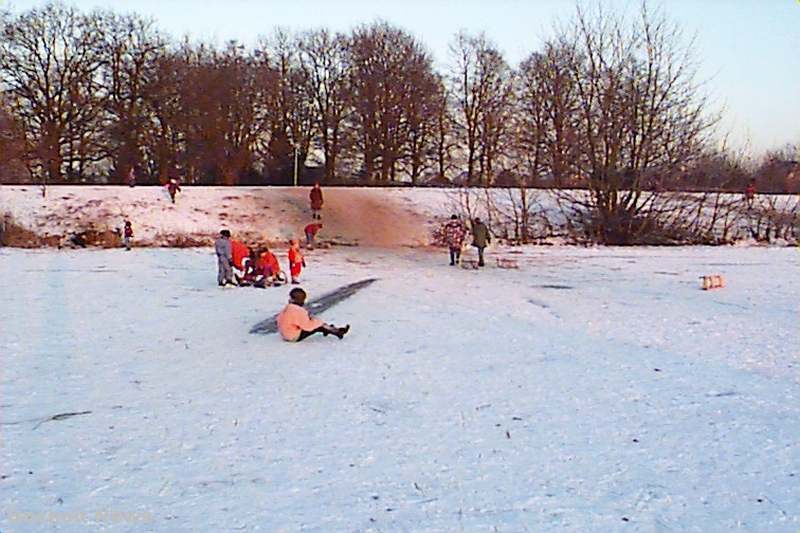 EXTREMER DAUERFROST IN BOCHOLT IM JANUAR 1997 FOTO 5