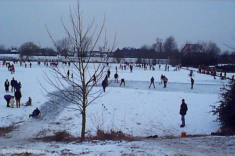 EXTREMER DAUERFROST IN BOCHOLT IM JANUAR 1997 FOTO 6